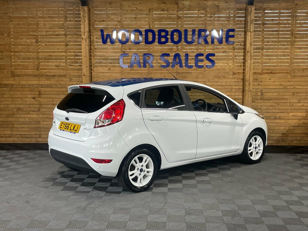 Ford Fiesta 1.0T Ecoboost Zetec White Edition Hatchback Pe EY66LXJ White #4