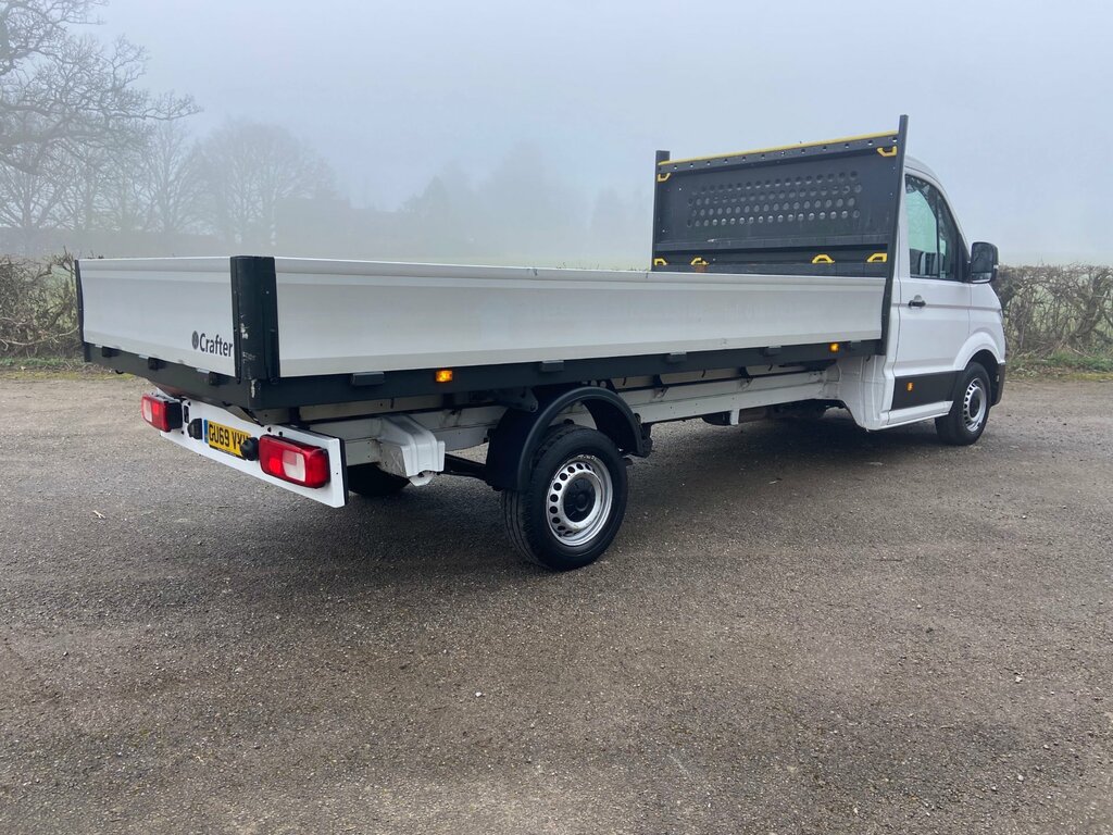 Volkswagen Crafter 2.0 Tdi Cr35 Startline Dropside Fwd GU69VYV White #4