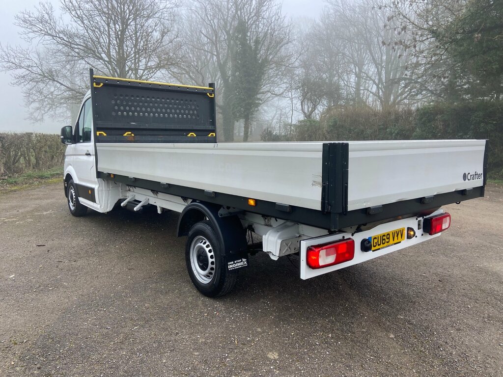 Volkswagen Crafter 2.0 Tdi Cr35 Startline Dropside Fwd GU69VYV White #6