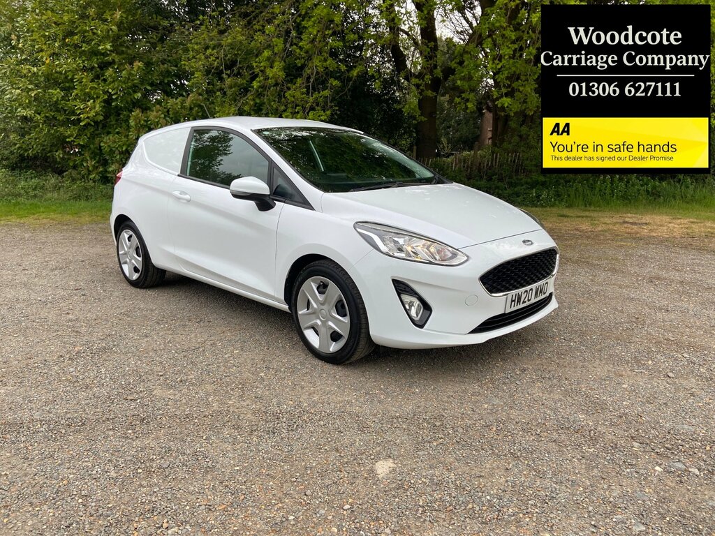 Ford Fiesta 1.5 Tdci Car Derived Van Euro 6 White
