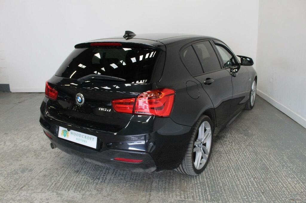 BMW 1 Series Hatchback 1.5 116D M Sport Euro 6 Ss GJ66MBU Black #6