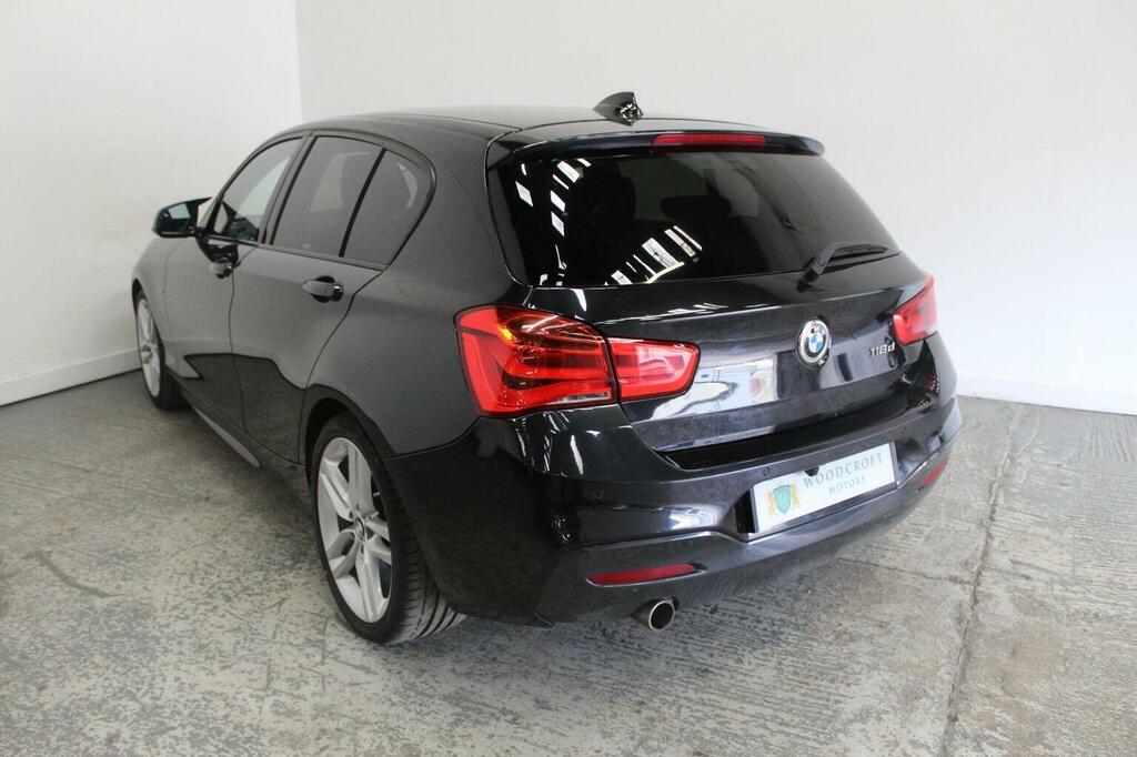 BMW 1 Series Hatchback 1.5 116D M Sport Euro 6 Ss GJ66MBU Black #5