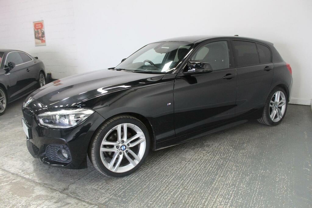 BMW 1 Series Hatchback 1.5 116D M Sport Euro 6 Ss GJ66MBU Black #4