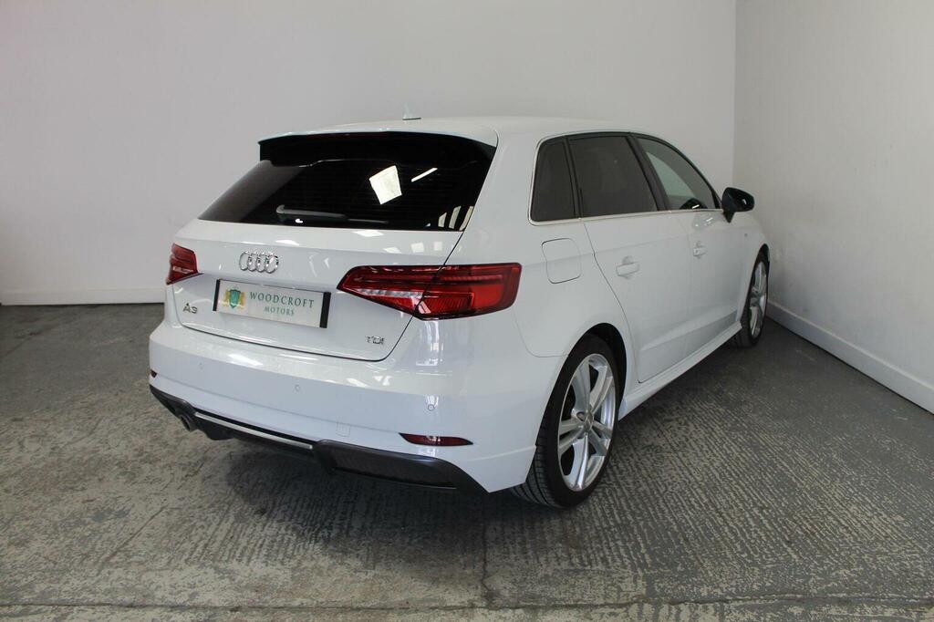 Audi A3 Hatchback 1.6 Tdi S Line Sportback Euro 6 Ss White #6