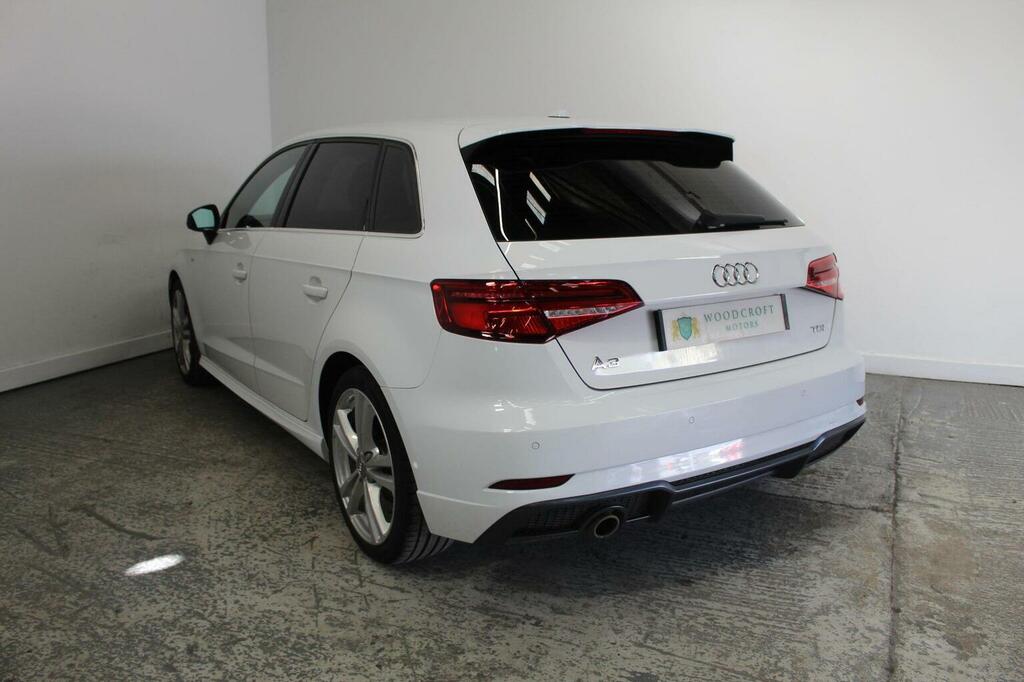 Audi A3 Hatchback 1.6 Tdi S Line Sportback Euro 6 Ss White #5