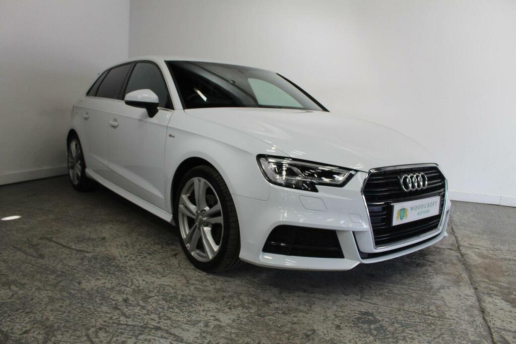 Audi A3 Hatchback 1.6 Tdi S Line Sportback Euro 6 Ss White