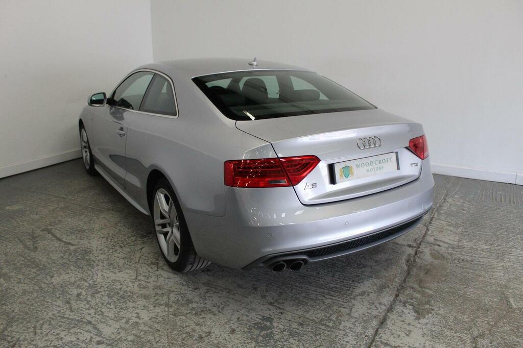 Audi A5 Coupe 2.0 Tdi S Line Multitronic Euro 5 Ss KP64HLD Silver #5