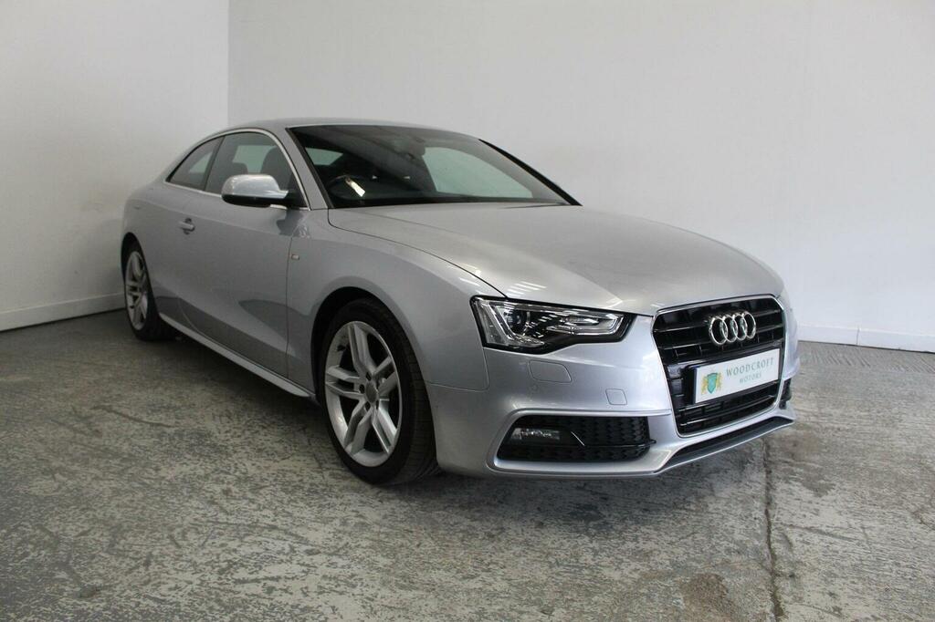 Audi A5 Coupe 2.0 Tdi S Line Multitronic Euro 5 Ss Silver