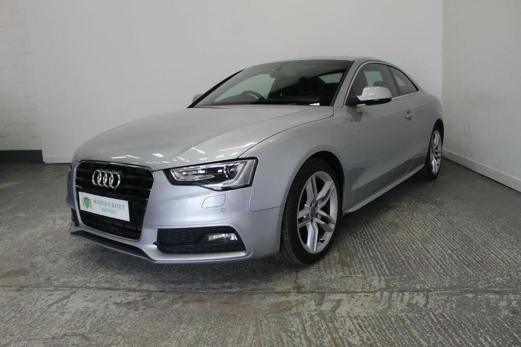 Audi A5 Coupe 2.0 Tdi S Line Multitronic Euro 5 Ss KP64HLD Silver #2