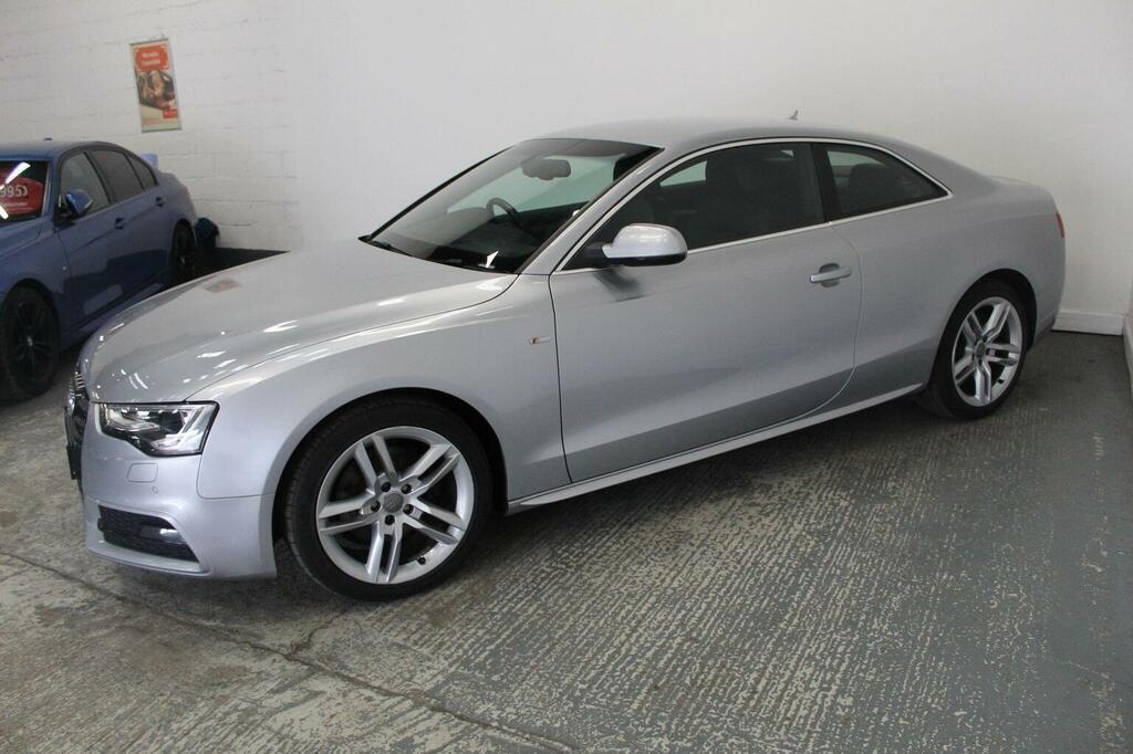 Audi A5 Coupe 2.0 Tdi S Line Multitronic Euro 5 Ss KP64HLD Silver #4