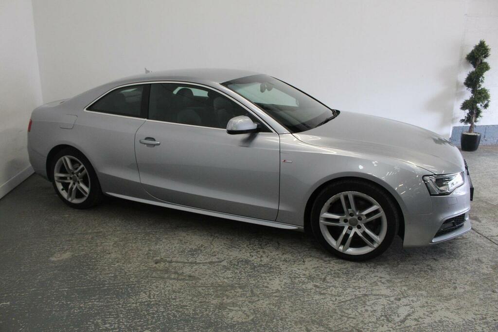 Audi A5 Coupe 2.0 Tdi S Line Multitronic Euro 5 Ss KP64HLD Silver #3