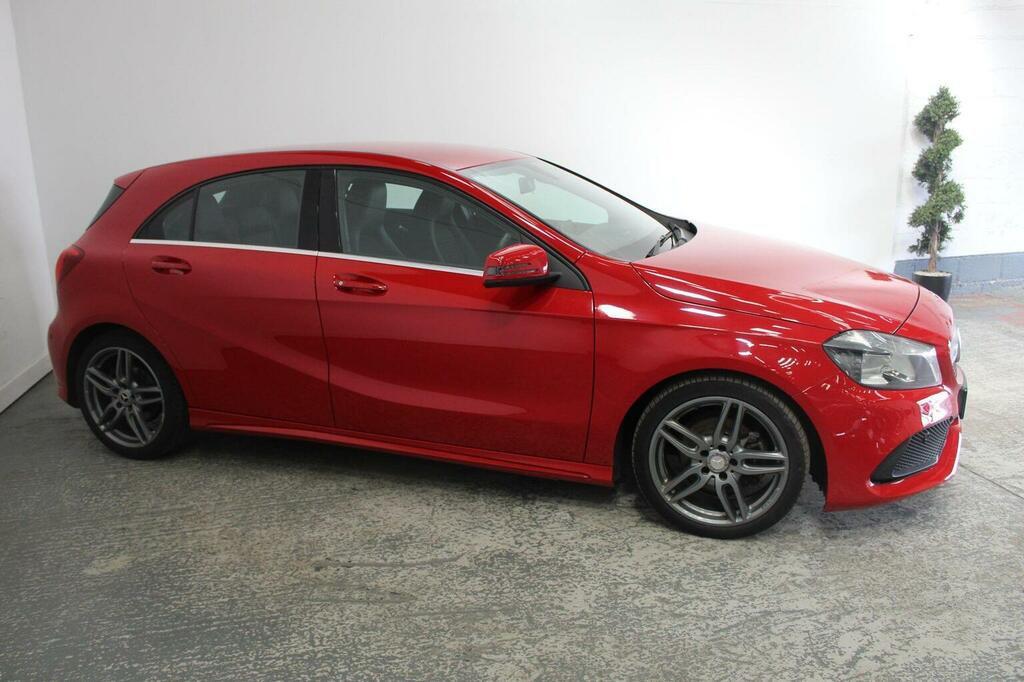 Mercedes-Benz A Class Hatchback 1.5 A180d Amg Line Executive Euro 6 S WN67UCO Red #3