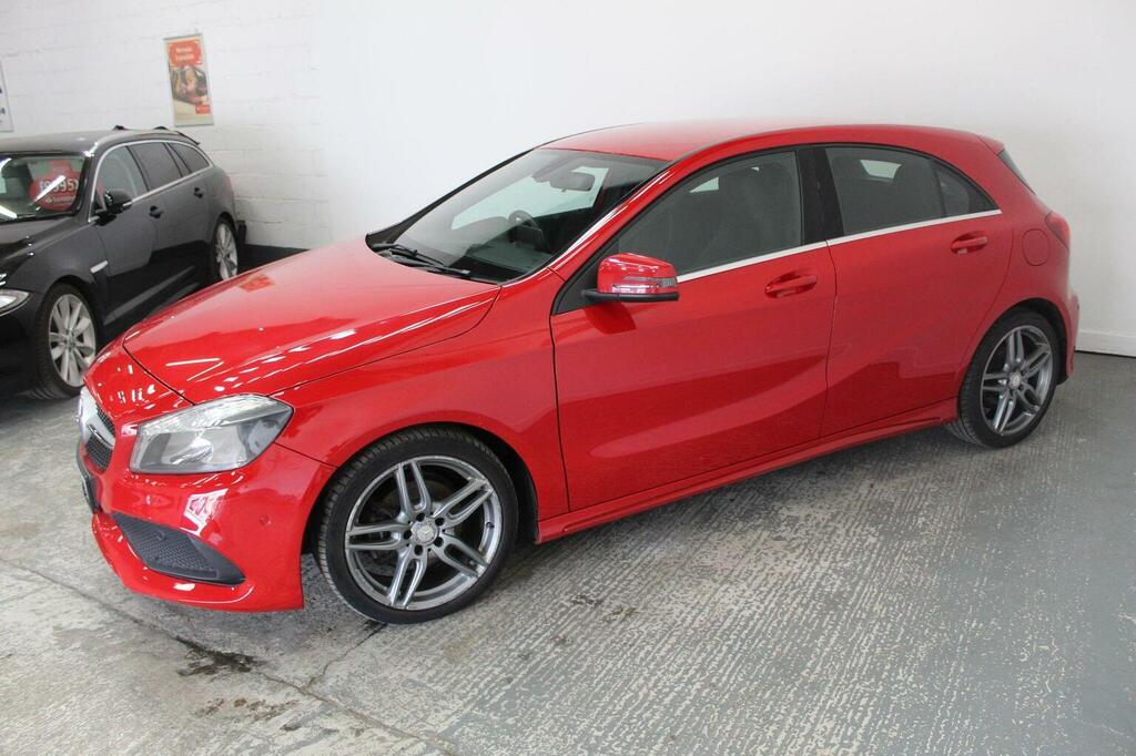 Mercedes-Benz A Class Hatchback 1.5 A180d Amg Line Executive Euro 6 S WN67UCO Red #4