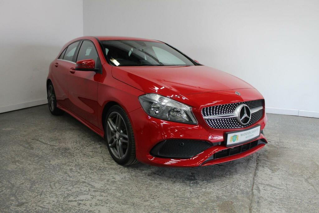 Mercedes-Benz A Class Hatchback 1.5 A180d Amg Line Executive Euro 6 S Red
