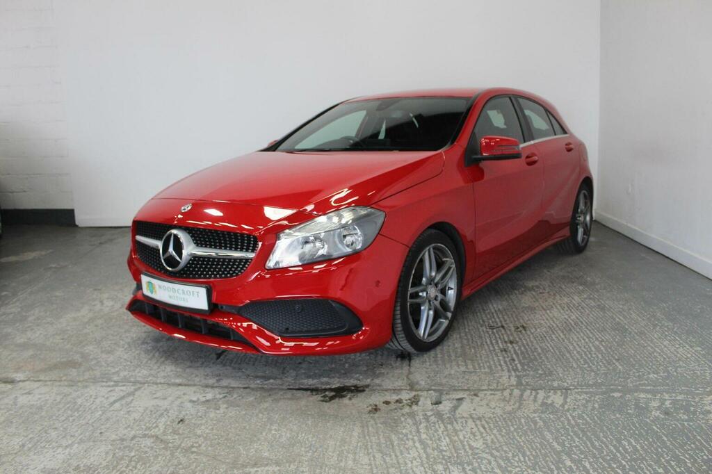 Mercedes-Benz A Class Hatchback 1.5 A180d Amg Line Executive Euro 6 S WN67UCO Red #2