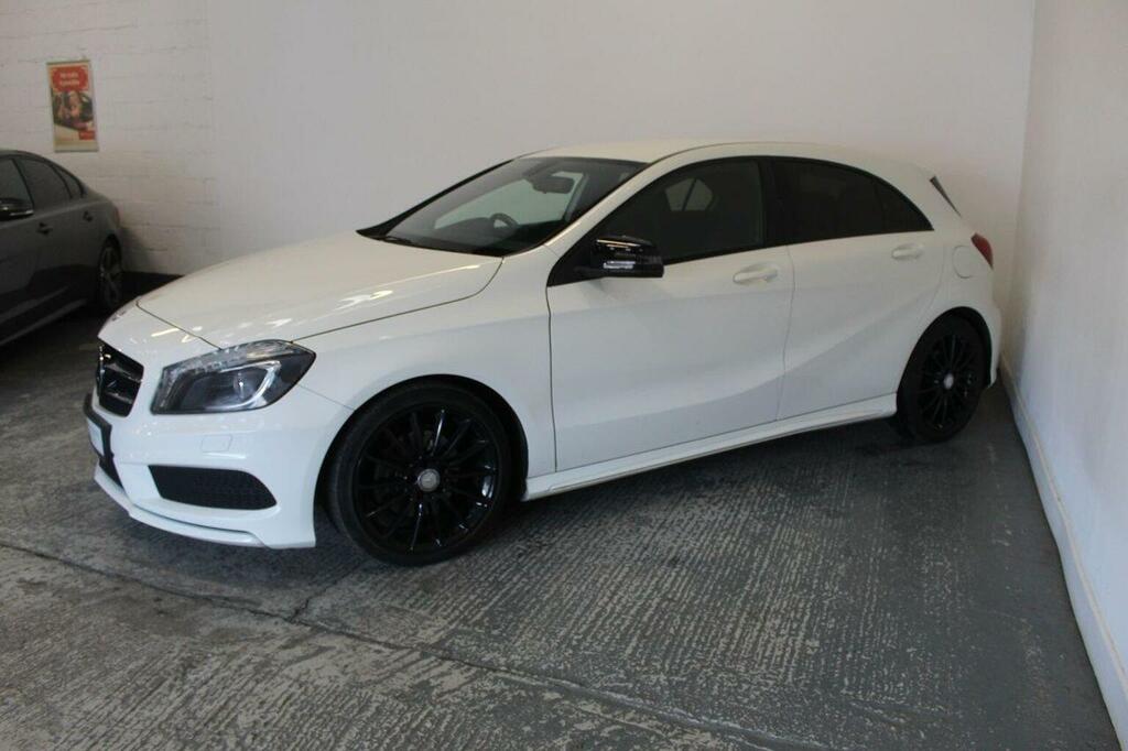 Mercedes-Benz A Class Hatchback 1.6 A200 Amg Sport Euro 6 Ss 201 AK63LKZ White #4