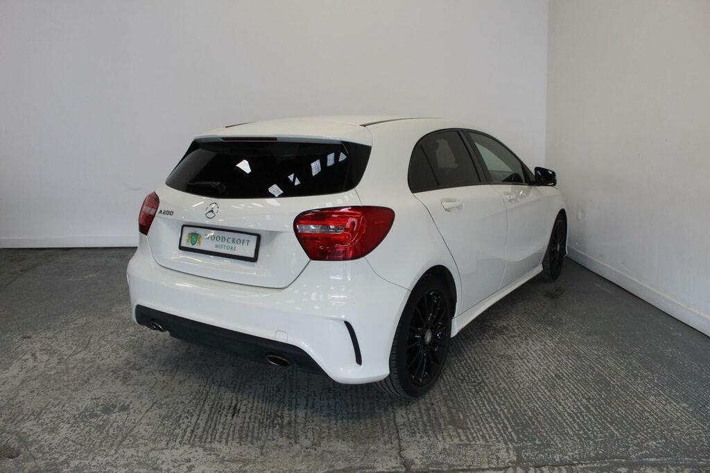 Mercedes-Benz A Class Hatchback 1.6 A200 Amg Sport Euro 6 Ss 201 AK63LKZ White #6