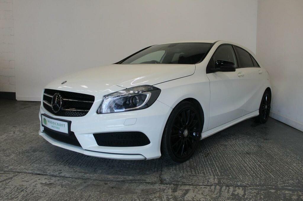 Mercedes-Benz A Class Hatchback 1.6 A200 Amg Sport Euro 6 Ss 201 AK63LKZ White #2
