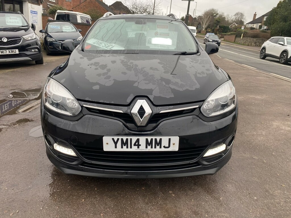 Renault Megane 1.5 Dynamique Tomtom Energy Dci 110 Tourer Estat YM14MMJ Black #3