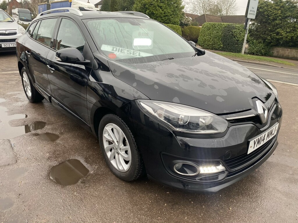 Renault Megane 1.5 Dynamique Tomtom Energy Dci 110 Tourer Estat YM14MMJ Black #2