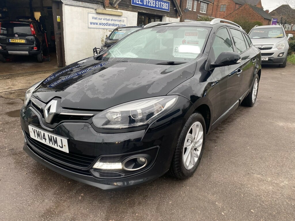 Renault Megane 1.5 Dynamique Tomtom Energy Dci 110 Tourer Estat YM14MMJ Black #4
