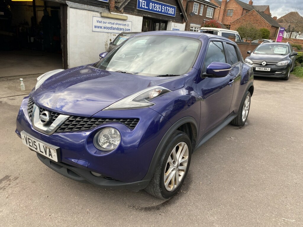 Nissan Juke 1.5 Dci 8V Acenta Premium 20 Road Tax Sat Nav VE15LVA Blue #4