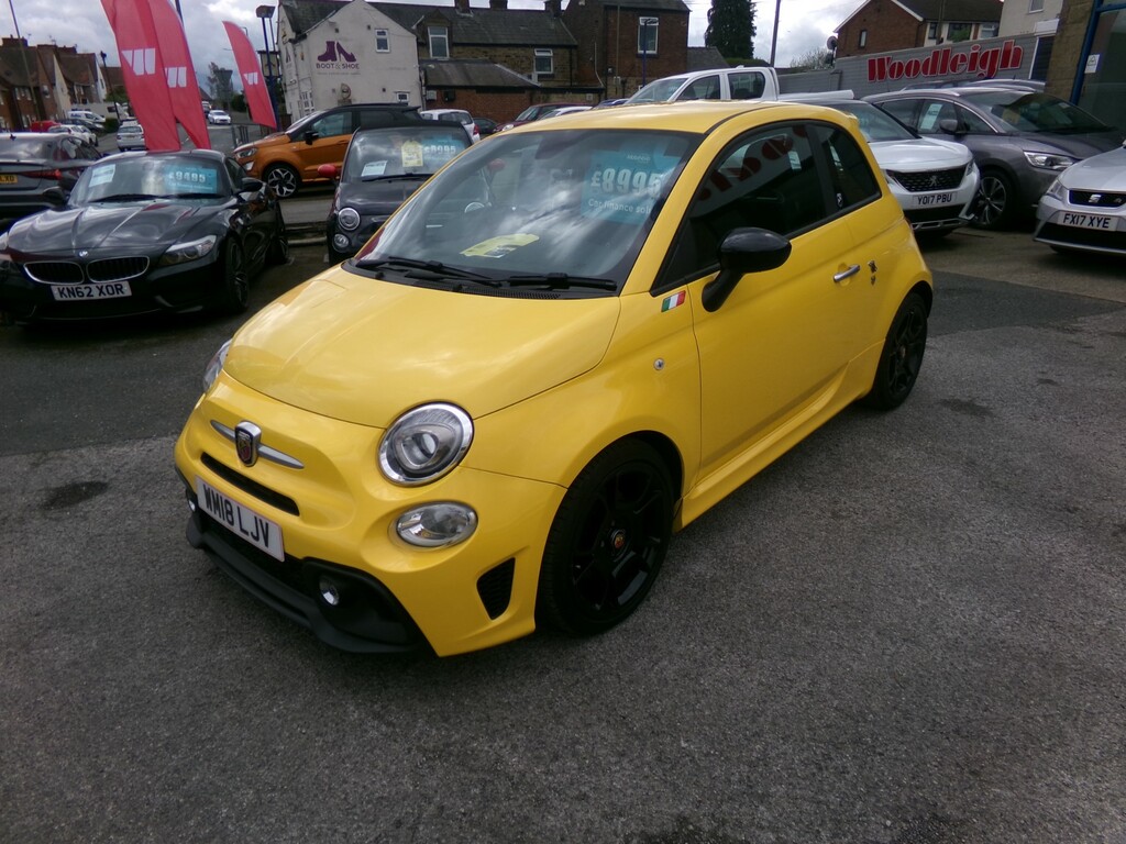 Abarth 595 1.4 T-jet Trofeo Hatchback Euro WM18LJV Yellow #2