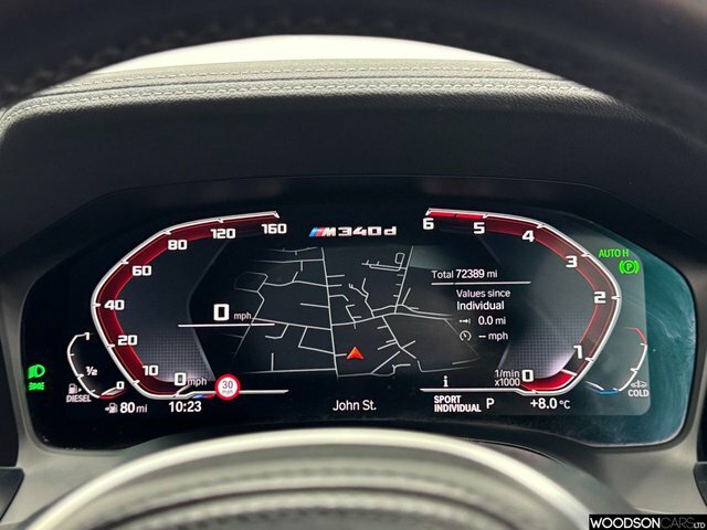 BMW 3 Series 2021 3.0 M340d Mht Saloon Hybrid X YG21WMU Blue #6