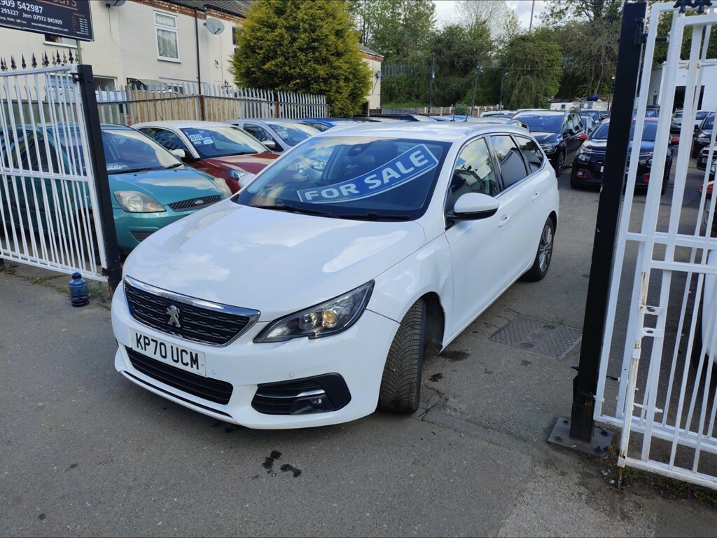 Peugeot 308 SW 1.2 Puretech Gpf Allure Euro 6 Ss KP70UCM White #5