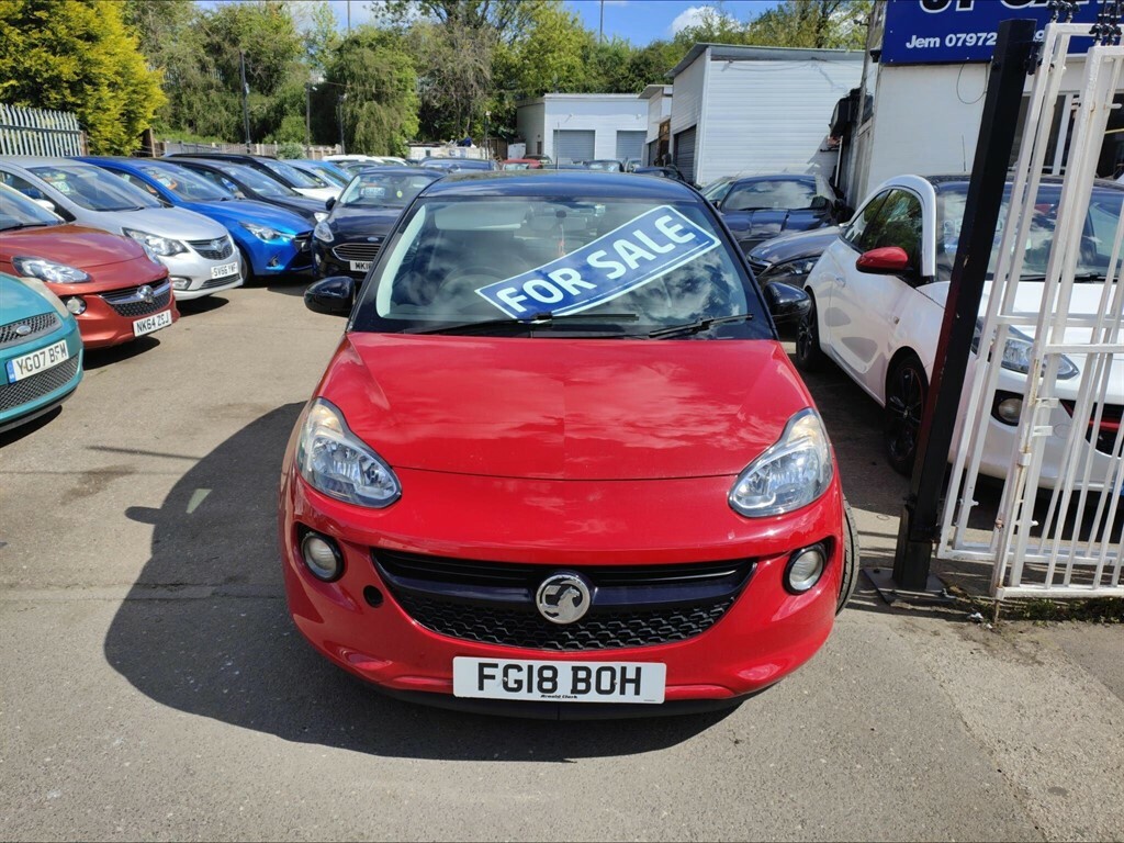 Vauxhall Adam 1.2I Ecoflex Energised Euro 6 Ss FG18BOH Red #2