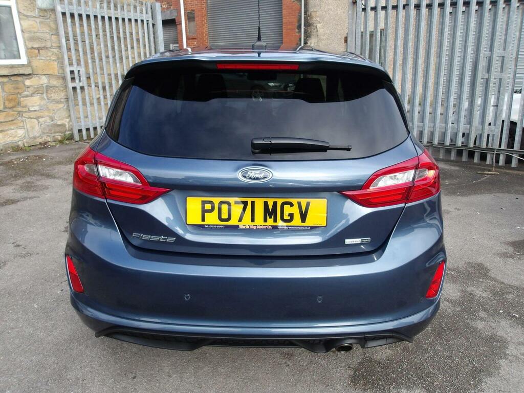Ford Fiesta 1.0T Ecoboost Mhev St-line Edition Euro 6 Ss PO71MGV Blue #6