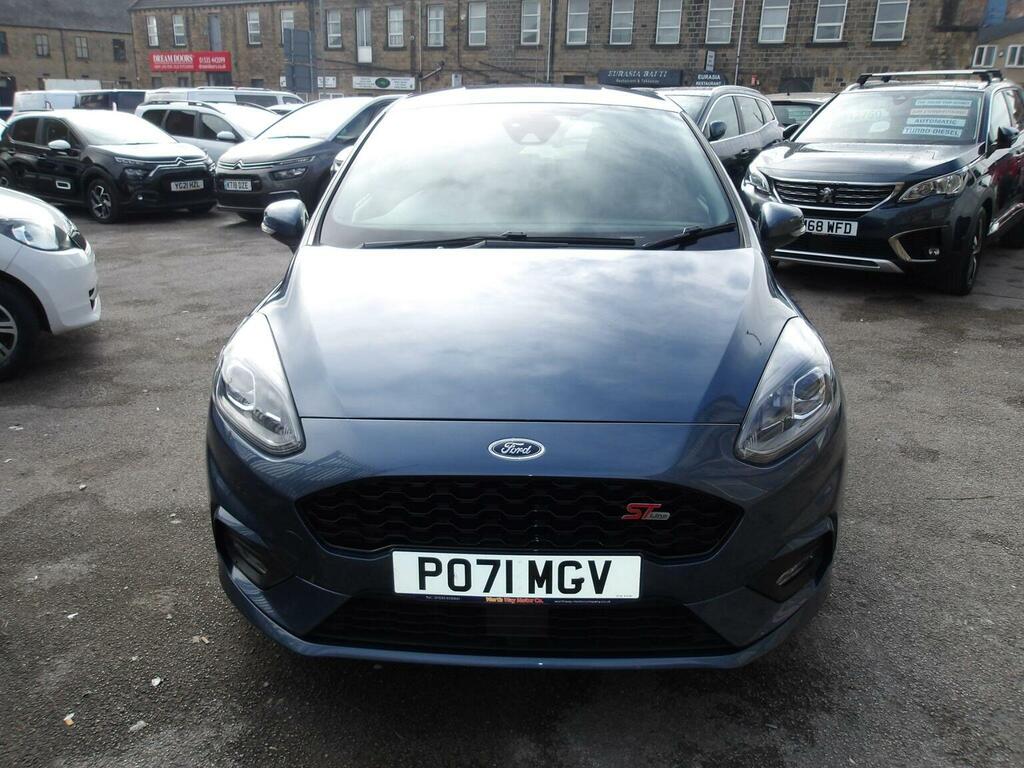 Ford Fiesta 1.0T Ecoboost Mhev St-line Edition Euro 6 Ss PO71MGV Blue #3