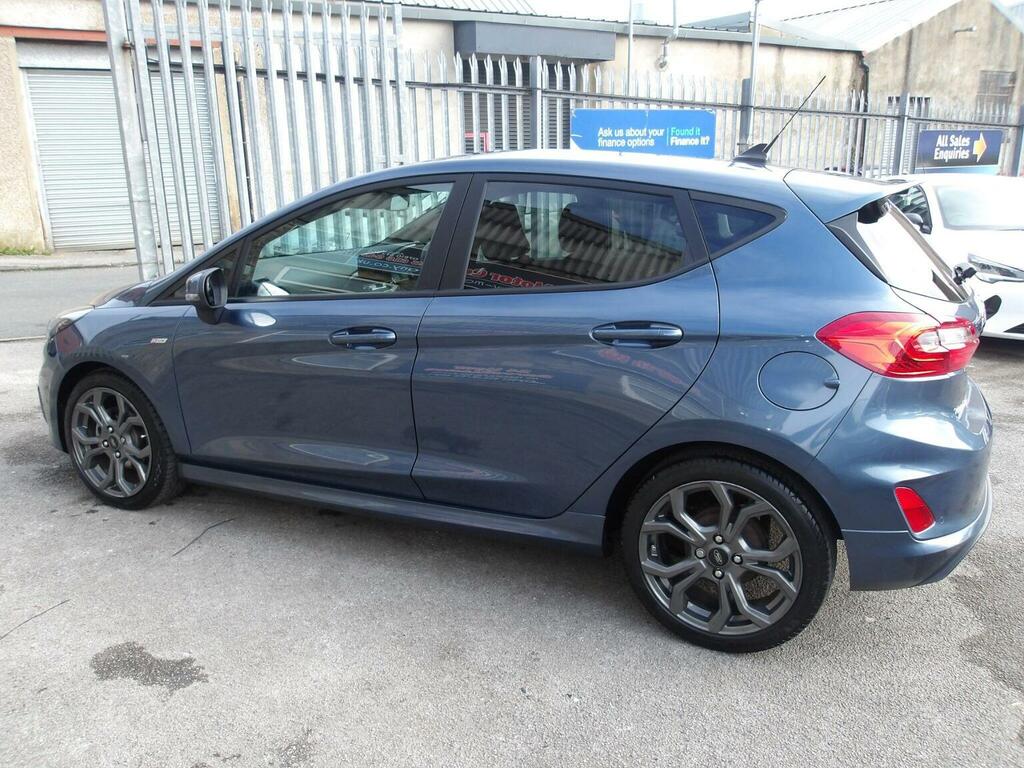Ford Fiesta 1.0T Ecoboost Mhev St-line Edition Euro 6 Ss PO71MGV Blue #5