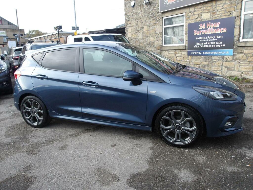 Ford Fiesta 1.0T Ecoboost Mhev St-line Edition Euro 6 Ss PO71MGV Blue #2