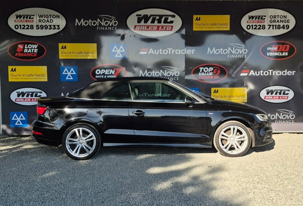 Audi A3 Cabriolet 1.5L S Line Black #2