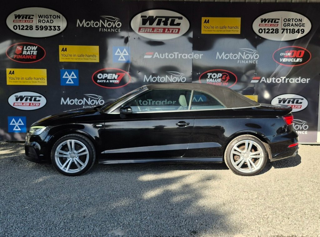 Audi A3 Cabriolet 1.5L S Line Black