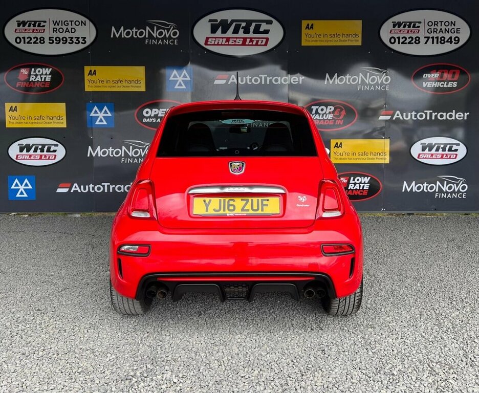 Abarth 595 1.4L Turismo YJ16ZUF Red #6