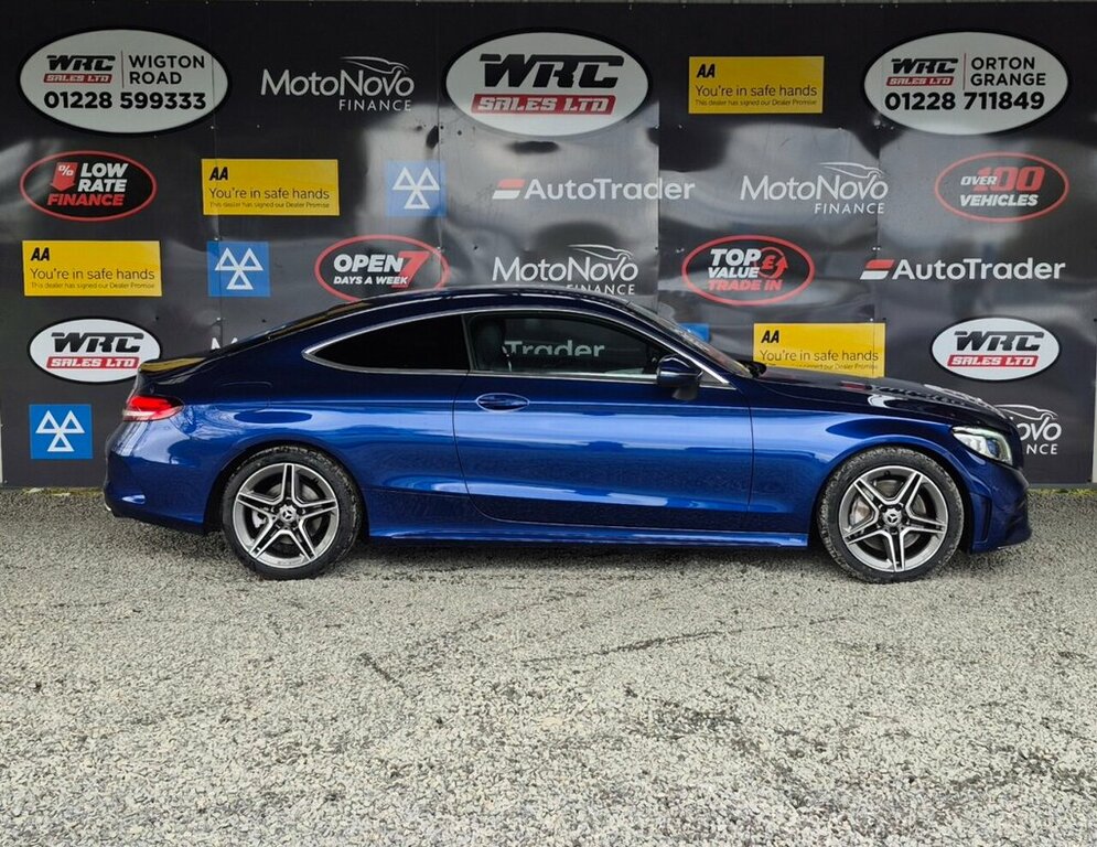 Mercedes-Benz C Class 2L Amg Line YM69HVZ Blue #3