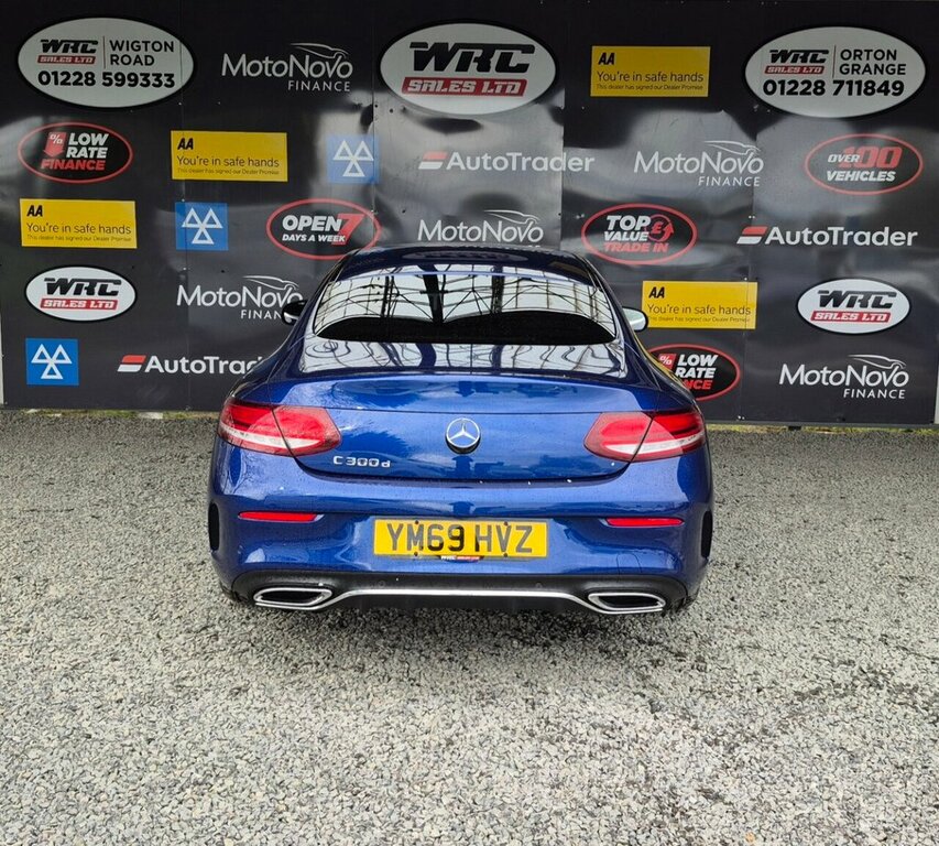 Mercedes-Benz C Class 2L Amg Line YM69HVZ Blue #4