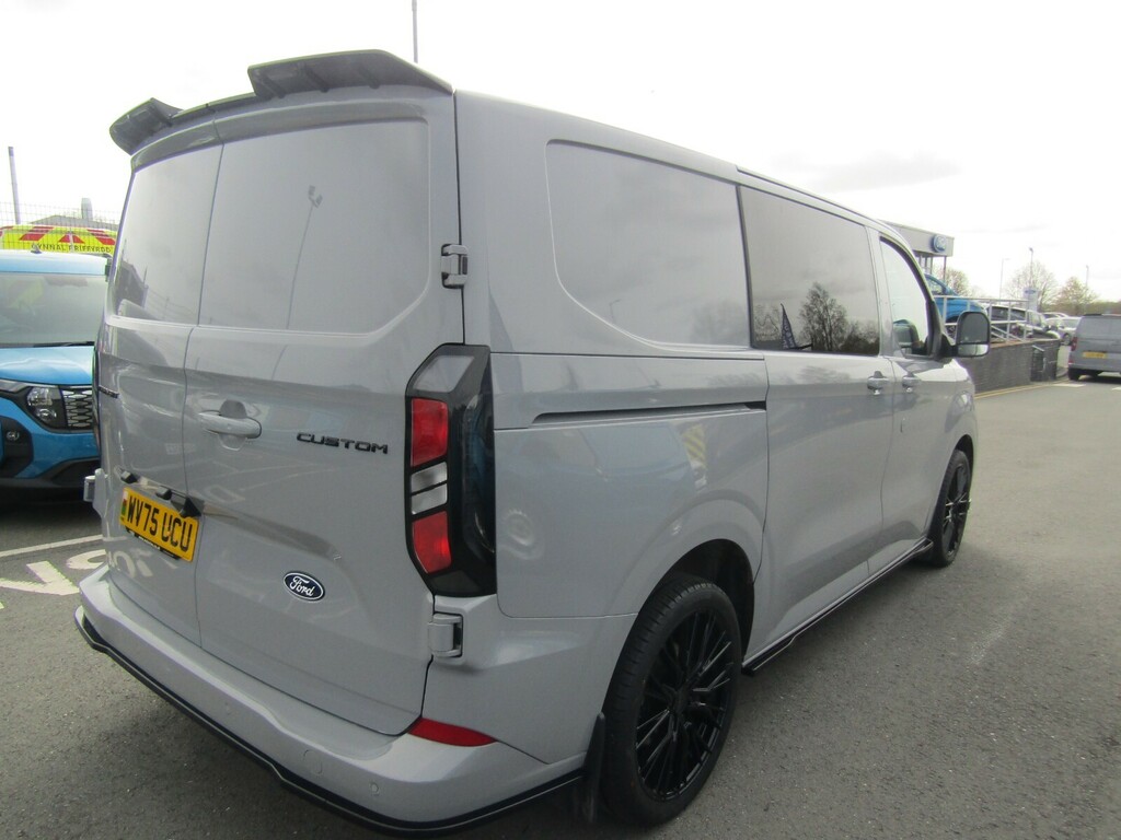 Ford Transit Custom 2.0D Ecoblue 136Ps H1 Double Cab Van Limited WV75UCU Grey #3
