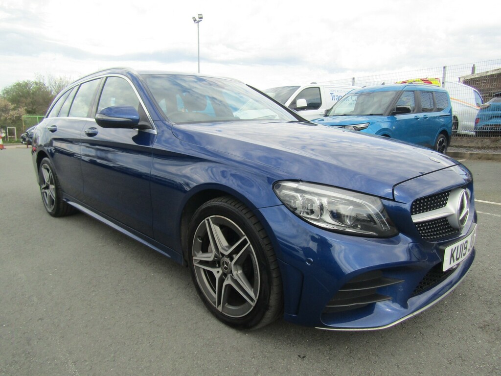 Mercedes-Benz C Class C220d 4Matic Amg Line Premium 9G-tronic Estate Blue