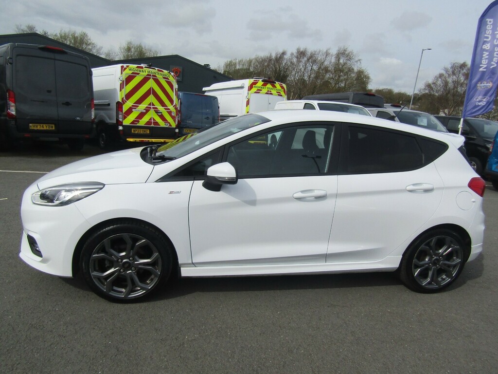 Ford Fiesta 1.0T Ecoboost 95 St-line Edition - Sat Nav R DN21YDK White #6