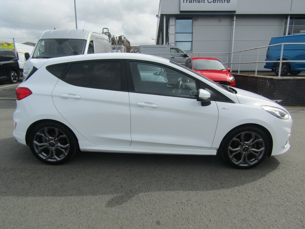 Ford Fiesta 1.0T Ecoboost 95 St-line Edition - Sat Nav R DN21YDK White #2
