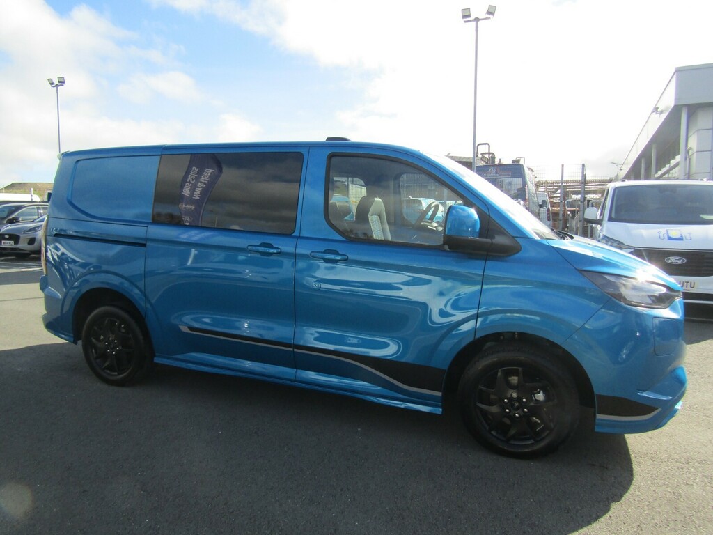 Ford Transit Custom 2.5 Phev 232Ps H1 Double Cab Van Sport WV75UXU Blue #2