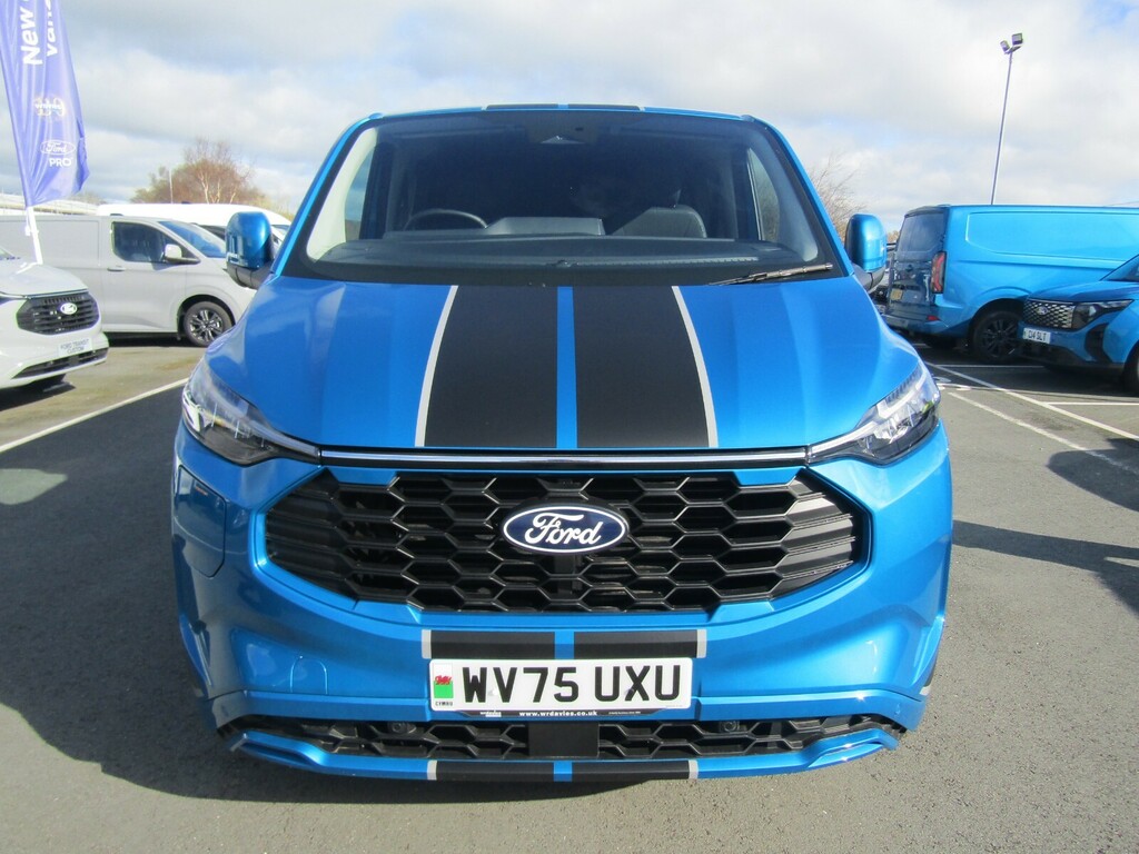 Ford Transit Custom 2.5 Phev 232Ps H1 Double Cab Van Sport WV75UXU Blue #6