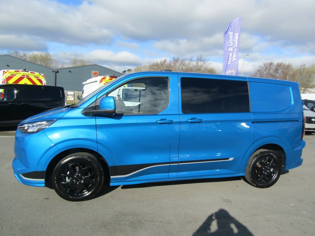 Ford Transit Custom 2.5 Phev 232Ps H1 Double Cab Van Sport WV75UXU Blue #4