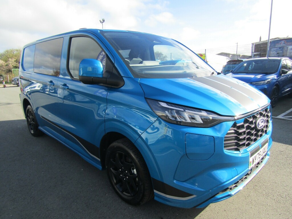Ford Transit Custom 2.5 Phev 232Ps H1 Double Cab Van Sport Blue