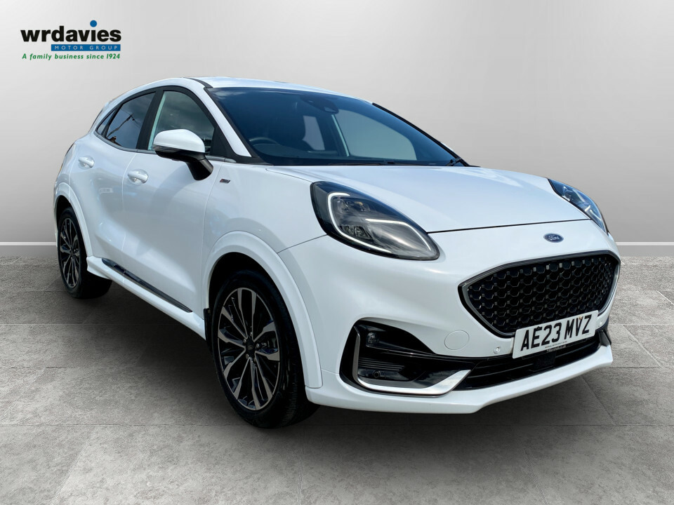 Ford Puma 1.0 Ecoboost Hybr Mhev 155 St-line Vignale Dct White