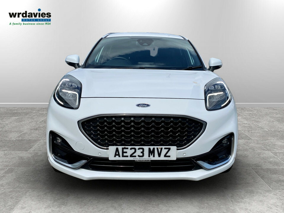 Ford Puma 1.0 Ecoboost Hybr Mhev 155 St-line Vignale Dct AE23MVZ White #2