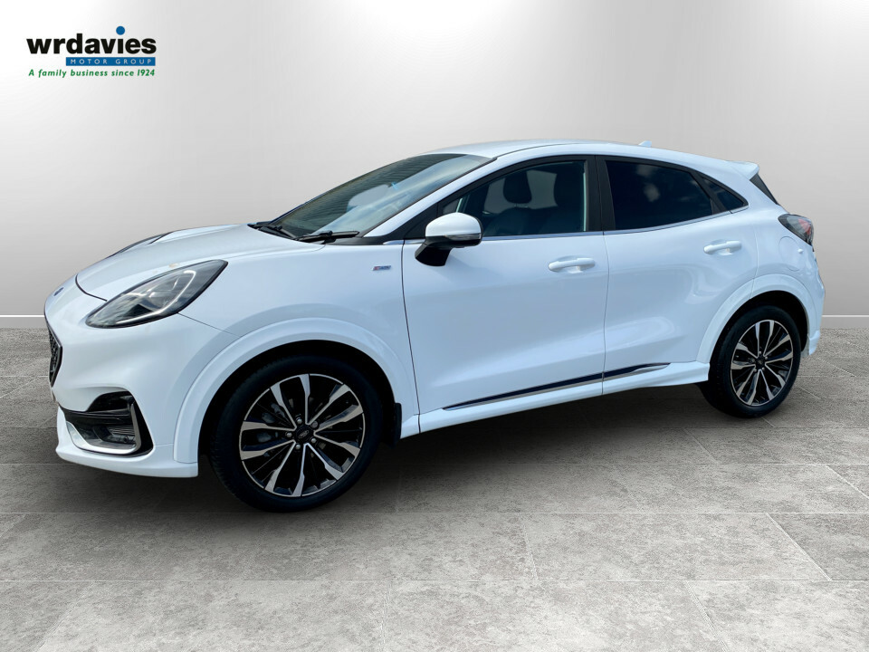 Ford Puma 1.0 Ecoboost Hybr Mhev 155 St-line Vignale Dct AE23MVZ White #4